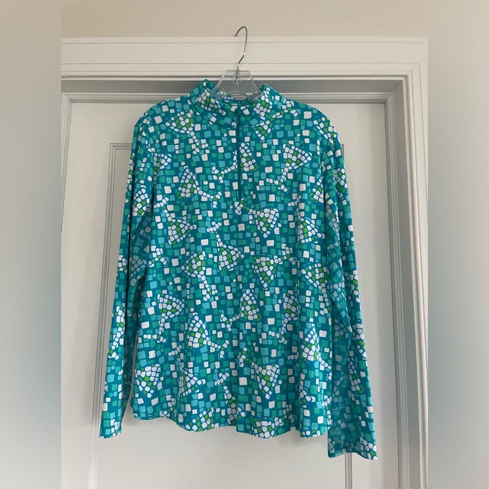 IBKUL like new golf pullover XL Drink Glass Pattern